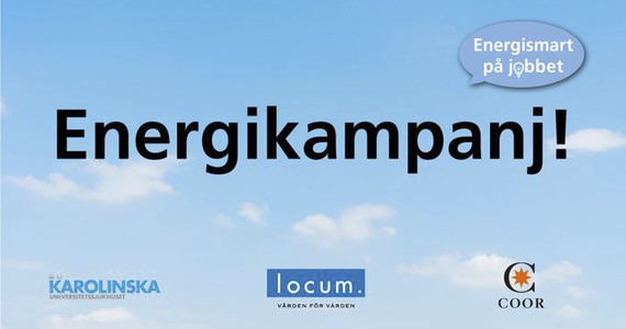 Energi i fokus – kampanj engagerar miljöinformatörer på Karolinska.