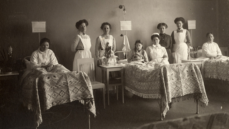Bilden kommer från Landstingsarkivet bild nr 2107Bilden kommer från ett jubileumsalbum från 1863-1913.Bilden tagen 1913