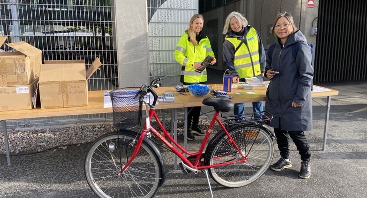 Från cykeldag vid DAnderyds sjukhus 2025.