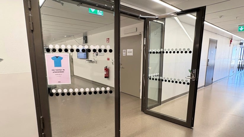 D&ouml;rrar som ska bytas ut p&aring; plan 3. Likt dem som fanns p&aring; plan 2.