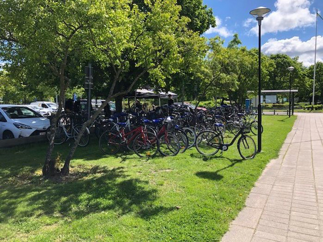 Cykeldag på Dalens sjukhus juni 2021.