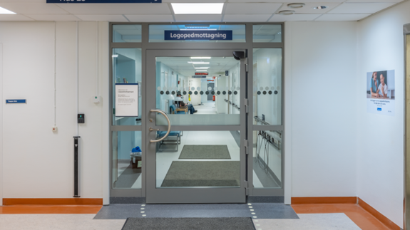 Ingång till logopeden
