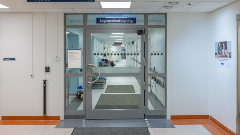 Ingång till logopeden
