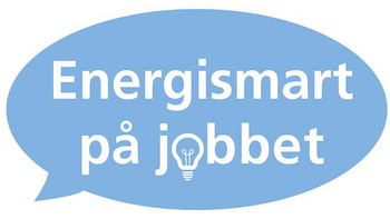 Logo för kampanjen Energismart på jobbet.