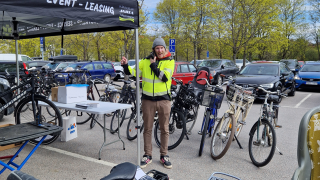 Cykeldag på Dalens sjukhus