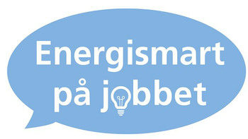 Logo för kampanjen Energismart på jobbet.