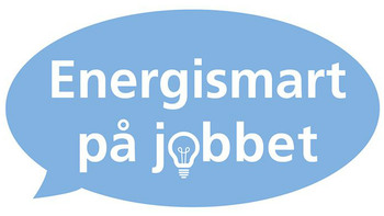 Logo för kampanjen Energismart på jobbet.
