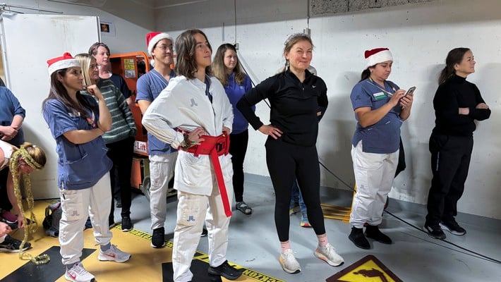 Luciarännet 2025 på Huddinge sjukhusområde.