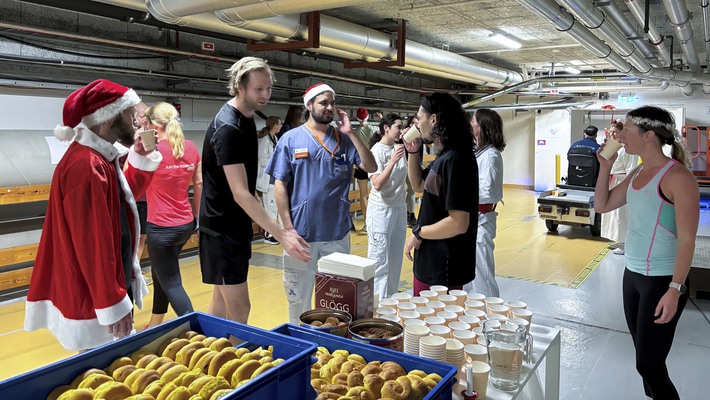 Luciarännet 2025 på Huddinge sjukhusområde.