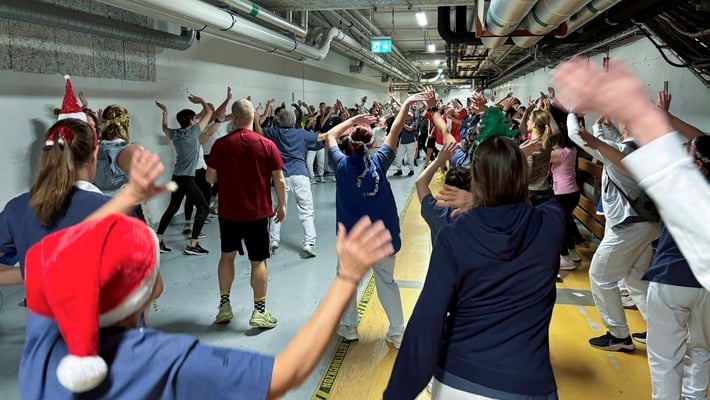 Luciarännet 2025 på Huddinge sjukhusområde.
