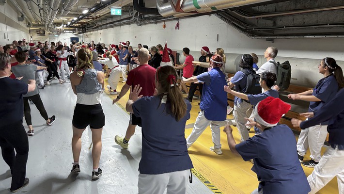 Luciarännet 2025 på Huddinge sjukhusområde.