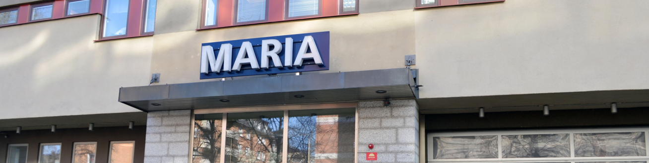 Ingången till Maria sjukhus. 