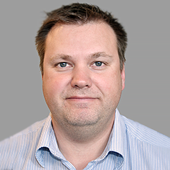 Bild på en medarbetare på Locum, Daniel Svensson