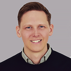 Bild på en medarbetare på Locum, Valdemar Jönsson