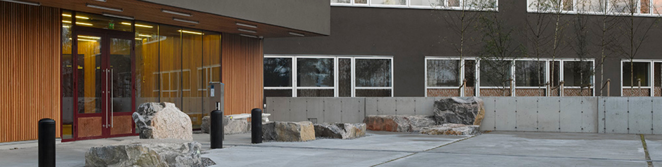 Entré till Helix rättspsykiatri.