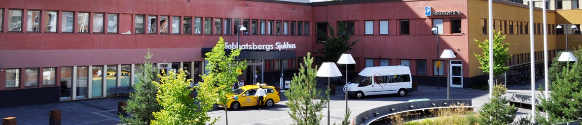 Sabbatsbergs laxrosa sjukhusbyggnad.