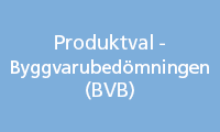 Produktval byggvarubedömning