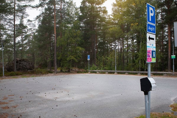 Utomhusbild, parkering, Ankaret