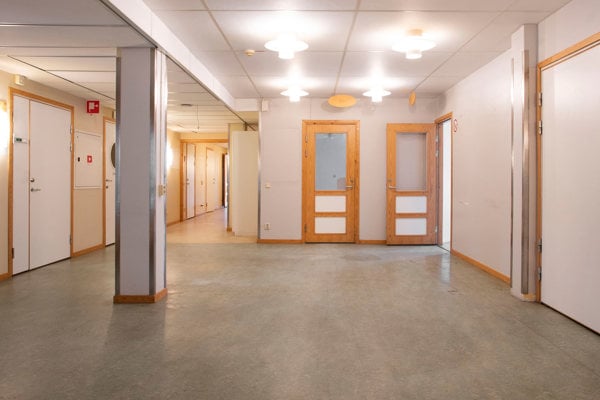 Inomhus, tom lokal, Ankaret