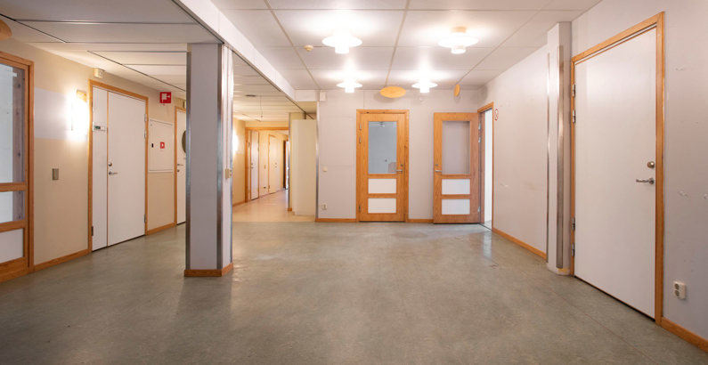 Inomhus, tom lokal, Ankaret