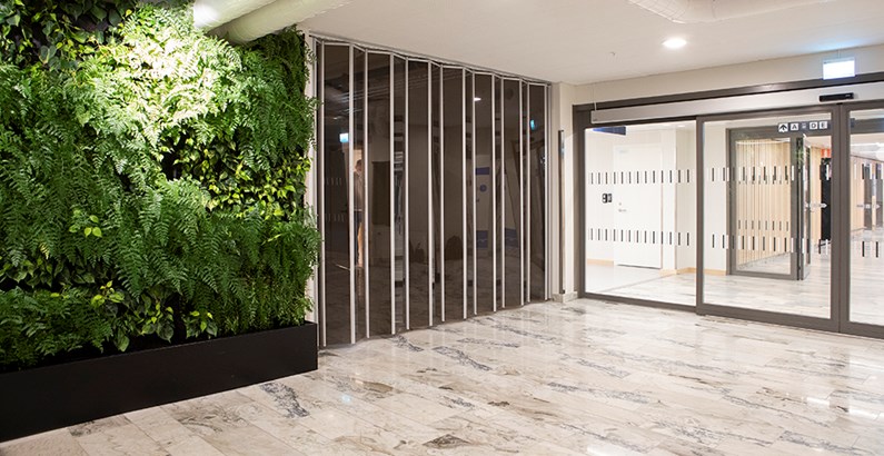 Entré till butikslokal Sollentuna sjukhus