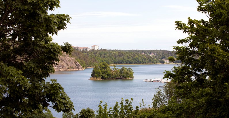 Utsikt från Sollentuna sjukhus.