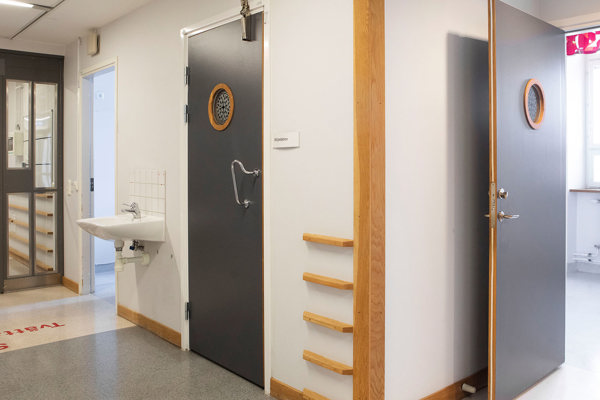 Tom vårdlokal vid Karolinska Solna.