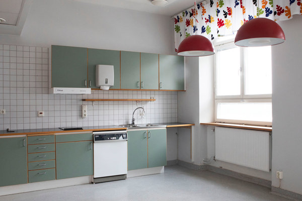 Tom vårdlokal vid Karolinska Solna.