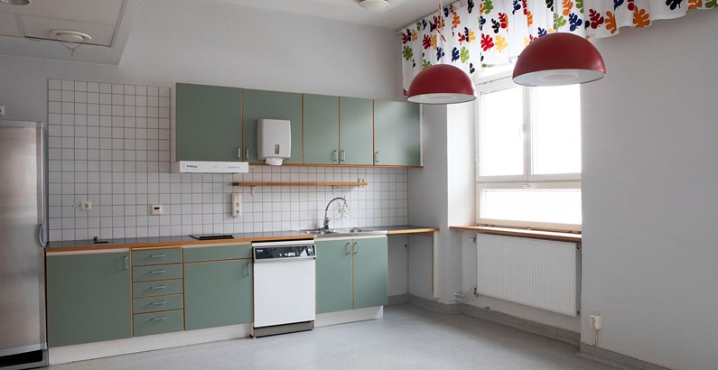 Tom vårdlokal vid Karolinska Solna.