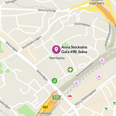 Kartbild för Anna Steckséns gata 49B